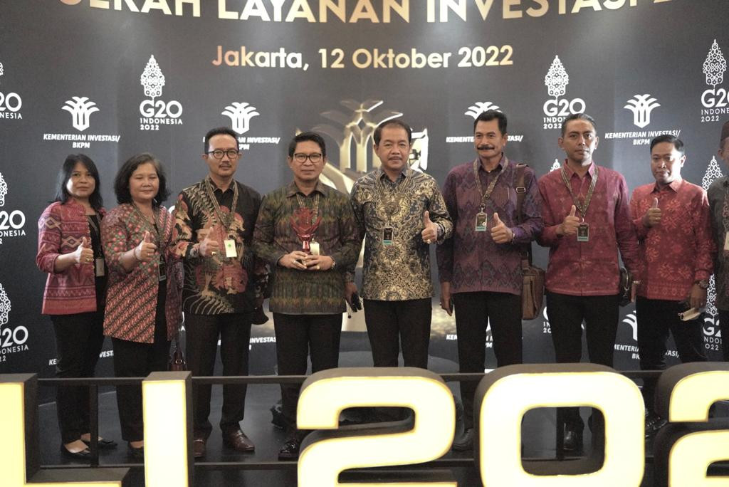 Badung Raih Anugerah Layanan Investasi (ALI) 2022 dari Wakil Presiden RI